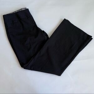 METAPHOR Black White Pinstripe Mid Rise Dress Pants Trouser  Size 10